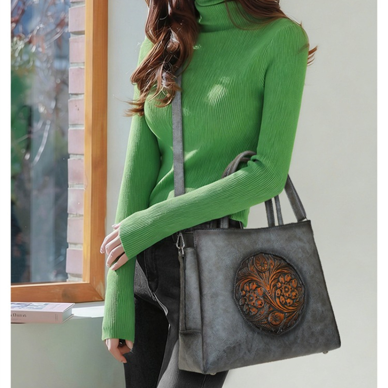 Luxury Bags On Sales - Light Luxury Solid PU Decoration Shoulder
