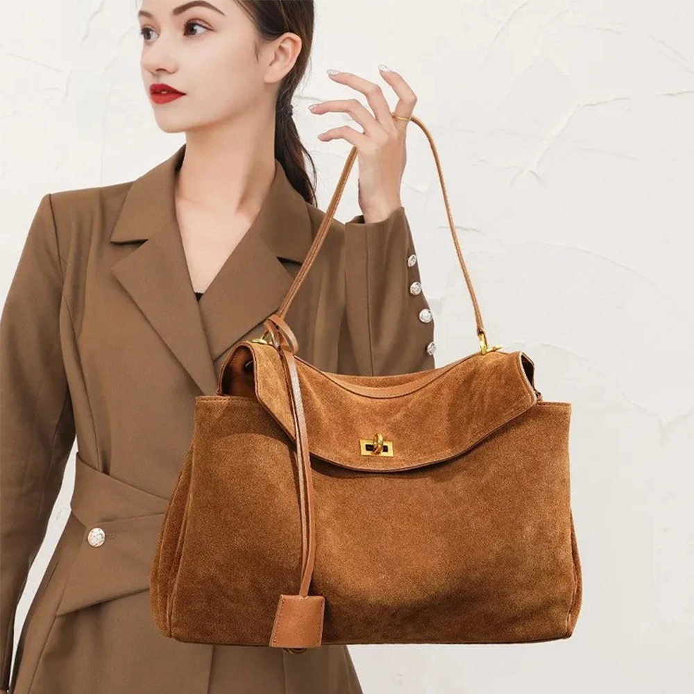 Luxury Bags Collection - Autumn Winter Women's Suede genuine leather