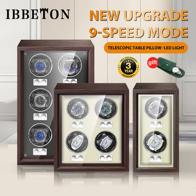 Luxury Bags Brands List - IBBETON Brand Mechanical Automatic Watch Winder