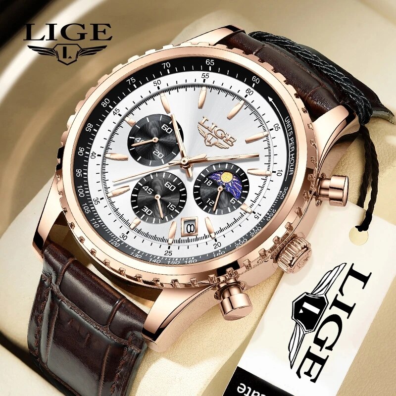 Luxury Bags Brands List - LIGE New Mens Watches Top Brand