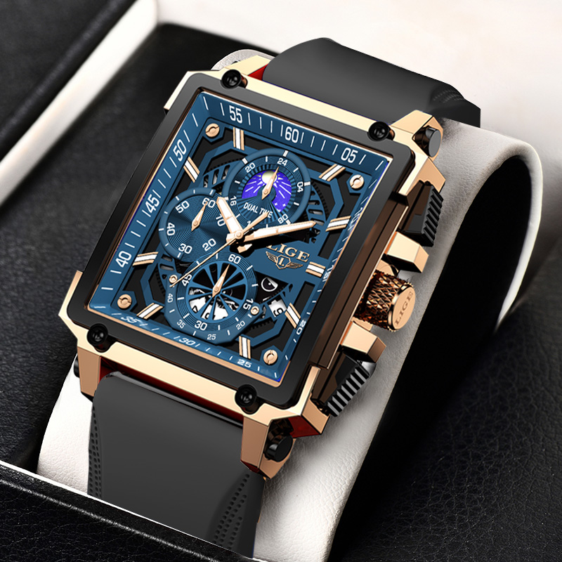 Luxury Bags Brands List - New LIGE Mens Watches Top Brand