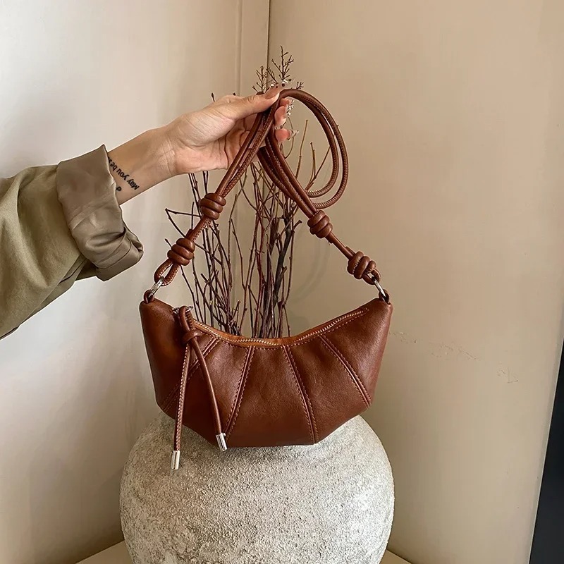 Luxury Bags On Sales - PU Zipper Designer Luxury Dumpling Bags