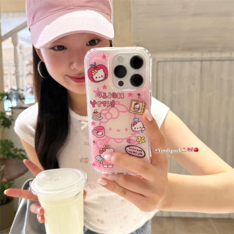 Luxury Bags From Japan - Cartoon Hello Kitty Phone Case for