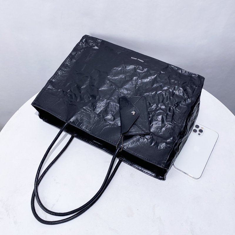 Korean Casual Kraft Paper Tote - đánh giá và giá Luxury Bags Collection