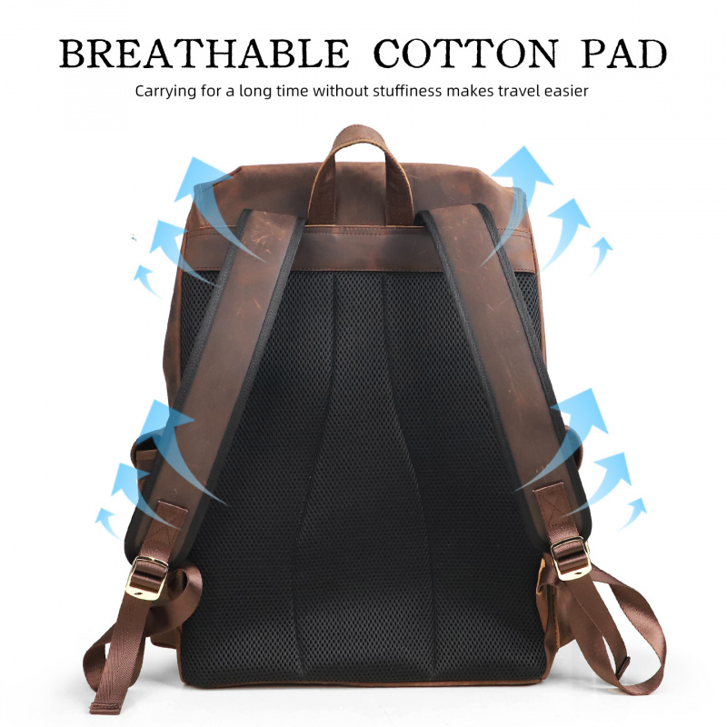 New Arrivals Leather Backpack  - đánh giá và giá Luxury Bags For Men