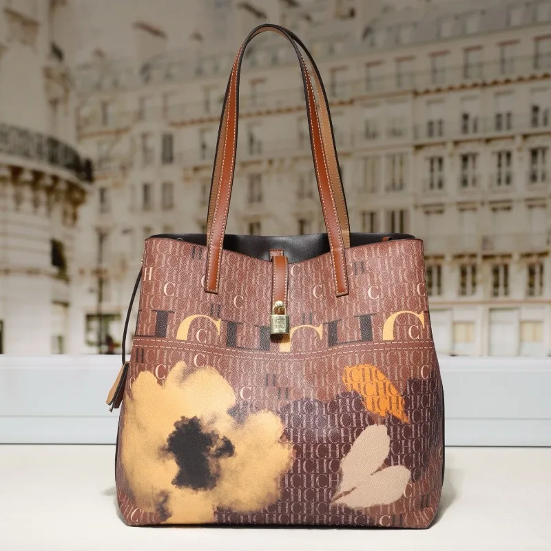 Luxury Women Elegant Large Cap - đánh giá và giá Tote Bag Leather Monogram