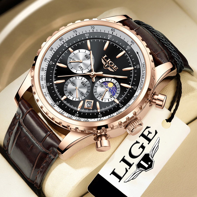 New Fashion Mens Watches LIGE  - đánh giá và giá Luxury Bags Brands List
