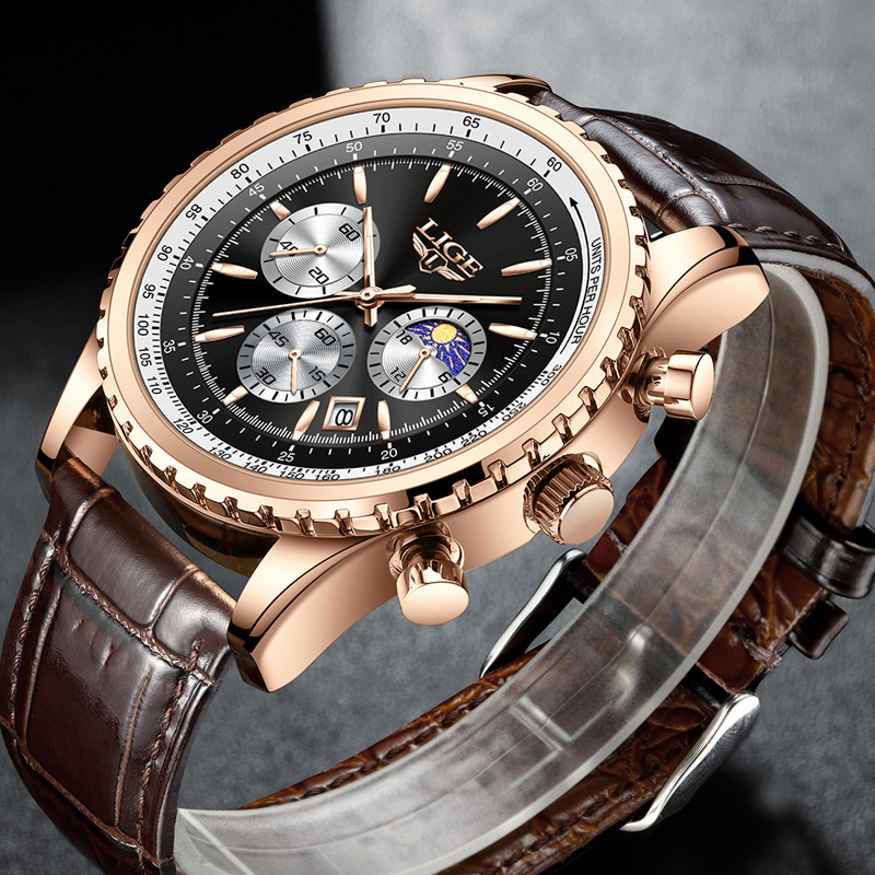New Fashion Mens Watches LIGE  - đánh giá và giá Luxury Bags Brands List