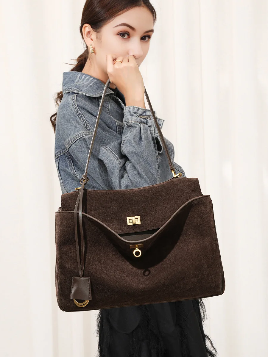 Autumn Winter Women's Suede ge - đánh giá và giá Luxury Bags Collection