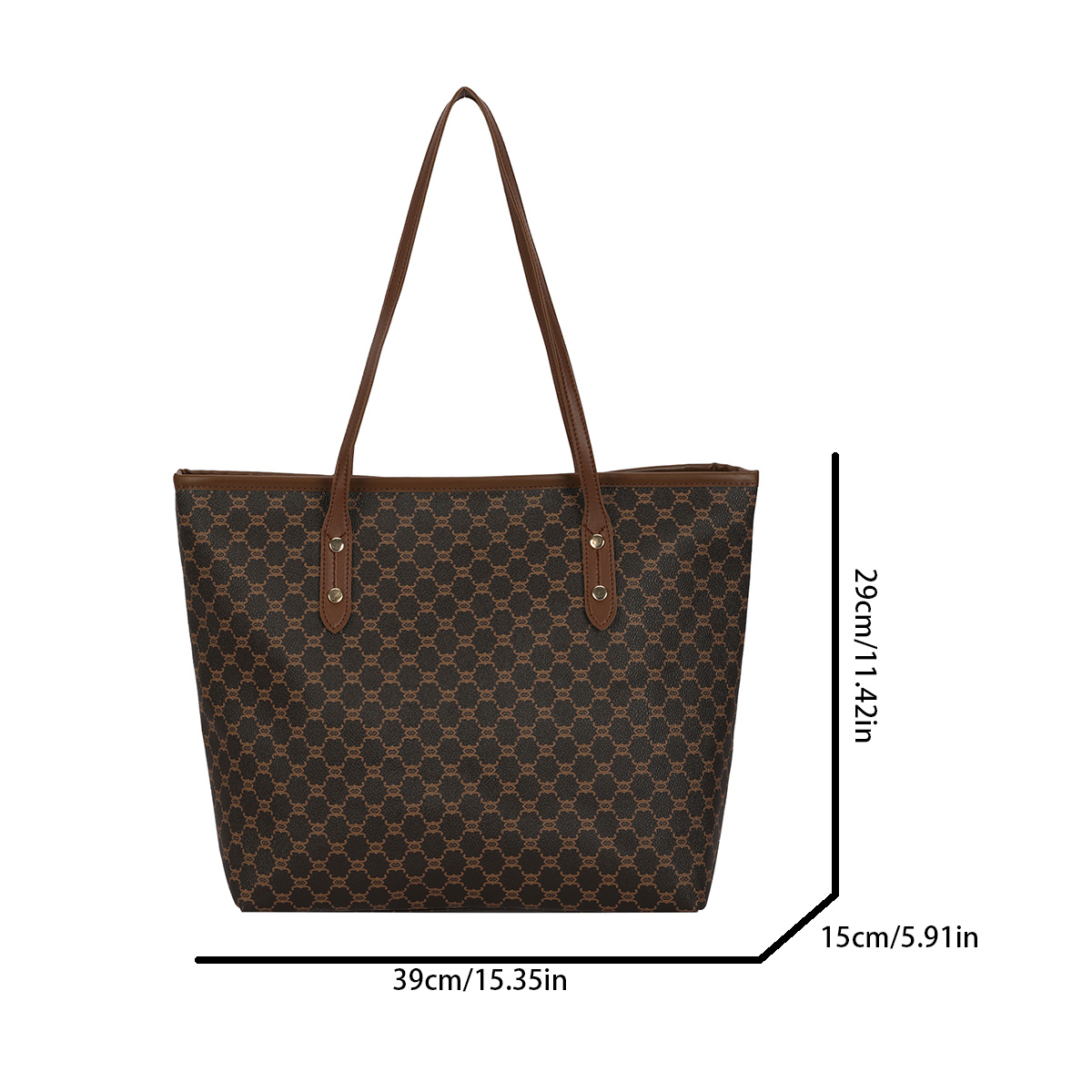 Luxury Vintage Women Shoulder  - đánh giá và giá Tote Bag Leather Monogram