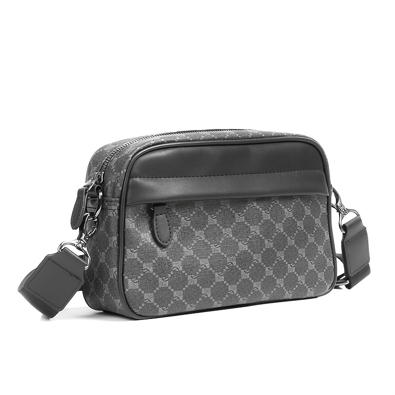 Men Classic Print PU Crossbody - đánh giá và giá Luxury Bags For Men