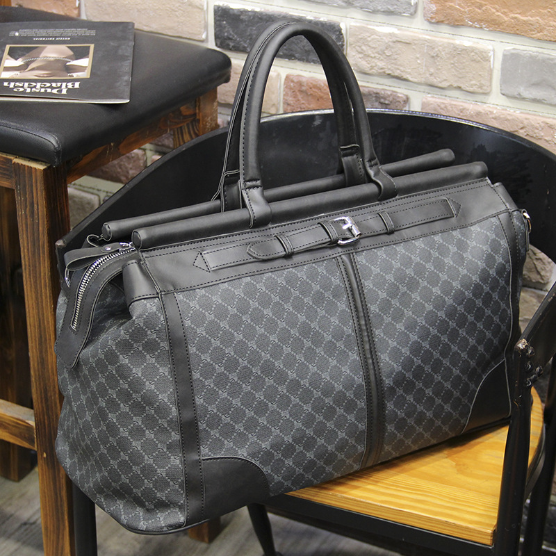 Fashion Plaid Travel Bag Men H - đánh giá và giá Luxury Bags For Men