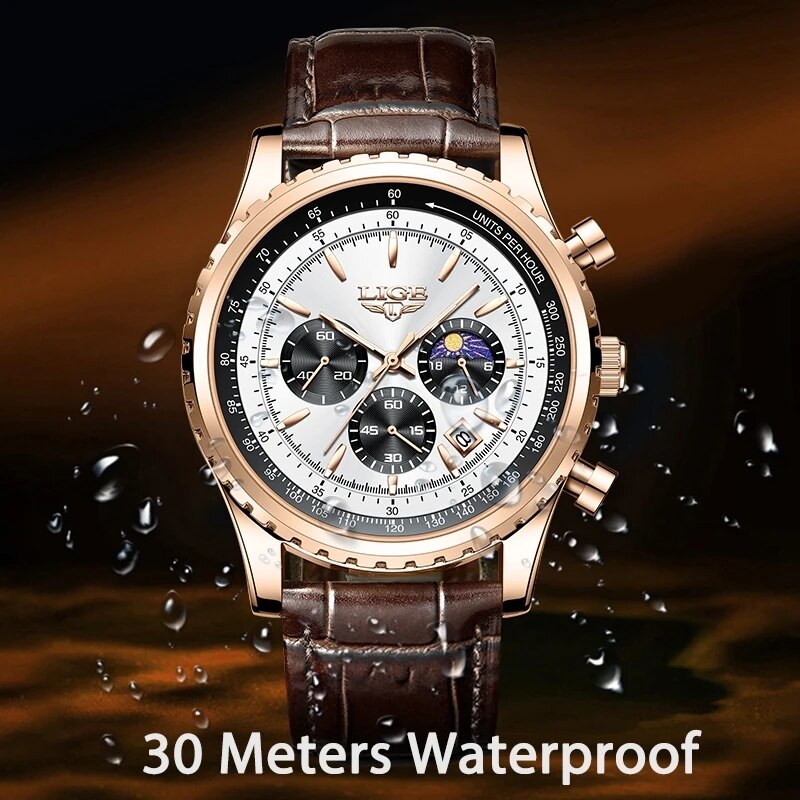 LIGE New Mens Watches Top Bran - đánh giá và giá Luxury Bags Brands List
