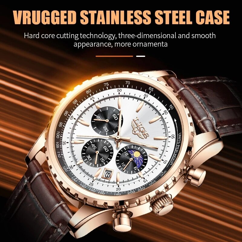 LIGE New Mens Watches Top Bran - đánh giá và giá Luxury Bags Brands List