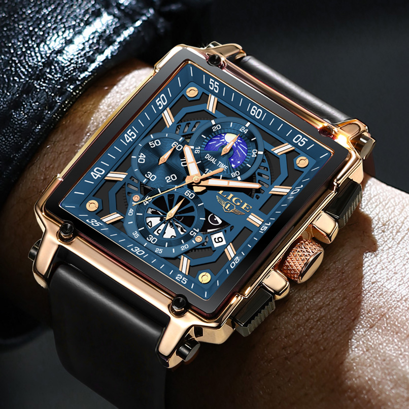 New LIGE Mens Watches Top Bran - đánh giá và giá Luxury Bags Brands List