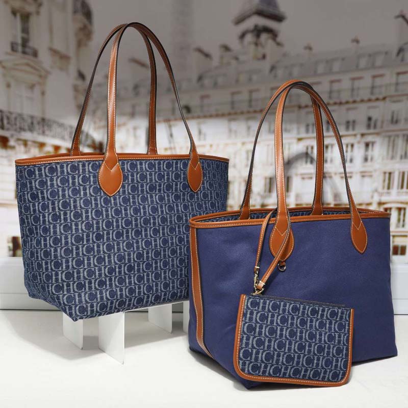 Denim Monogram Tote Bag Women  - đánh giá và giá Tote Bag Leather Monogram