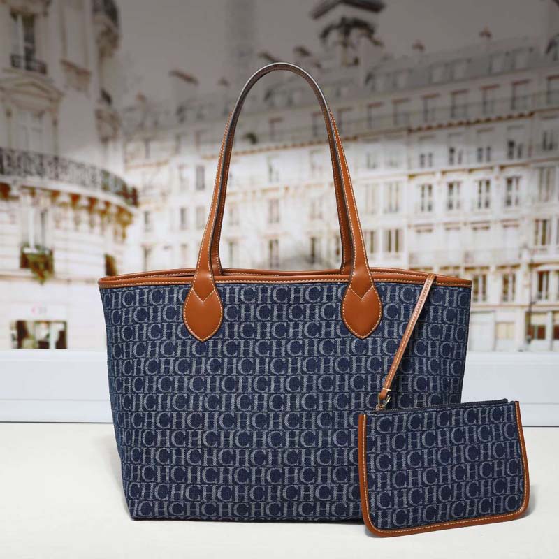 Denim Monogram Tote Bag Women  - đánh giá và giá Tote Bag Leather Monogram