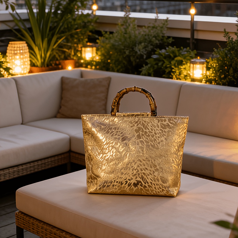 Light luxury metallic gold jac - đánh giá và giá Luxury Bags Collection