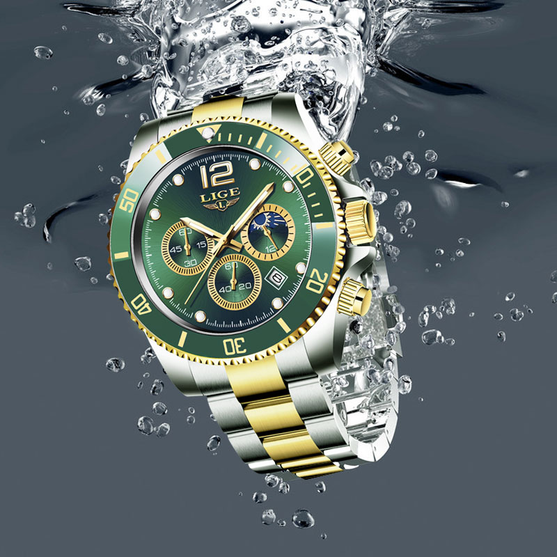 Men Watch LIGE Top Brand Luxur - đánh giá và giá Luxury Bags Brands List