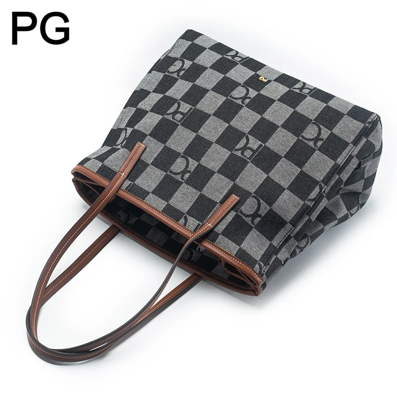 PG Checkerboard Monogram Tote  - đánh giá và giá Tote Bag Leather Monogram