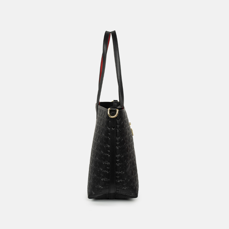 CH Embossed Monogram Tote Bag  - đánh giá và giá Tote Bag Leather Monogram