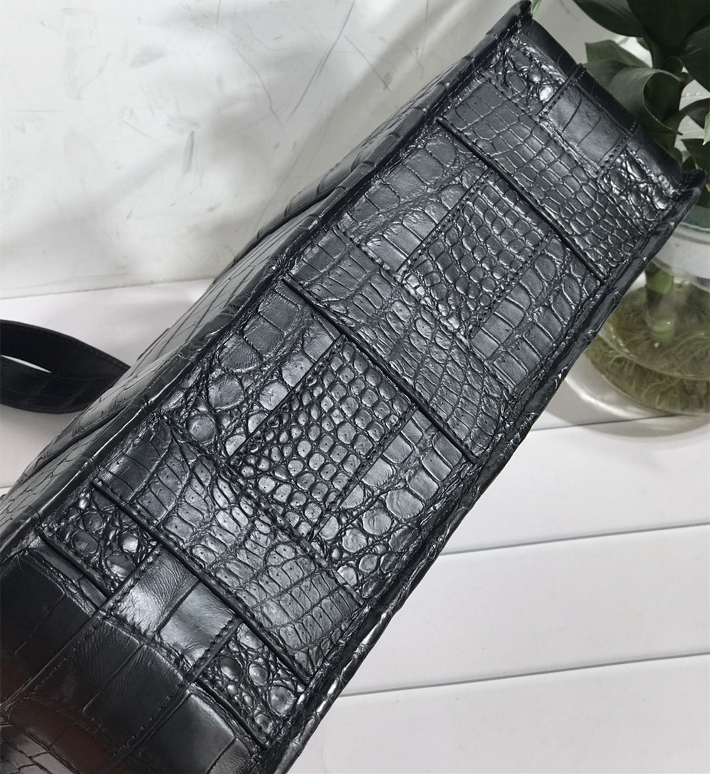 New crocodile leather laptop b - đánh giá và giá Luxury Bags For Men