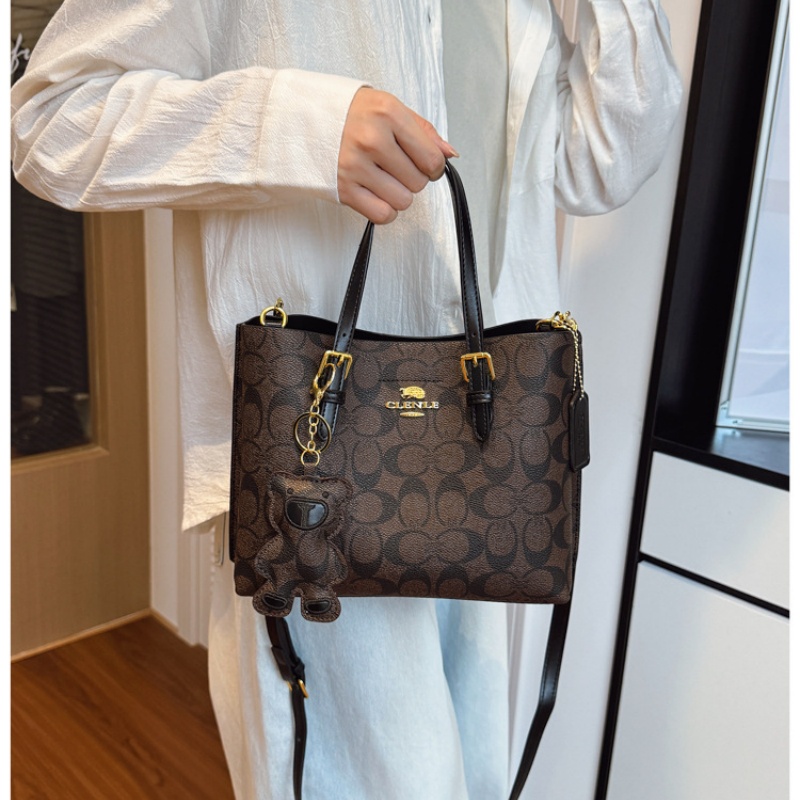 Elegant Monogram Tote Bag in C - đánh giá và giá Tote Bag Leather Monogram