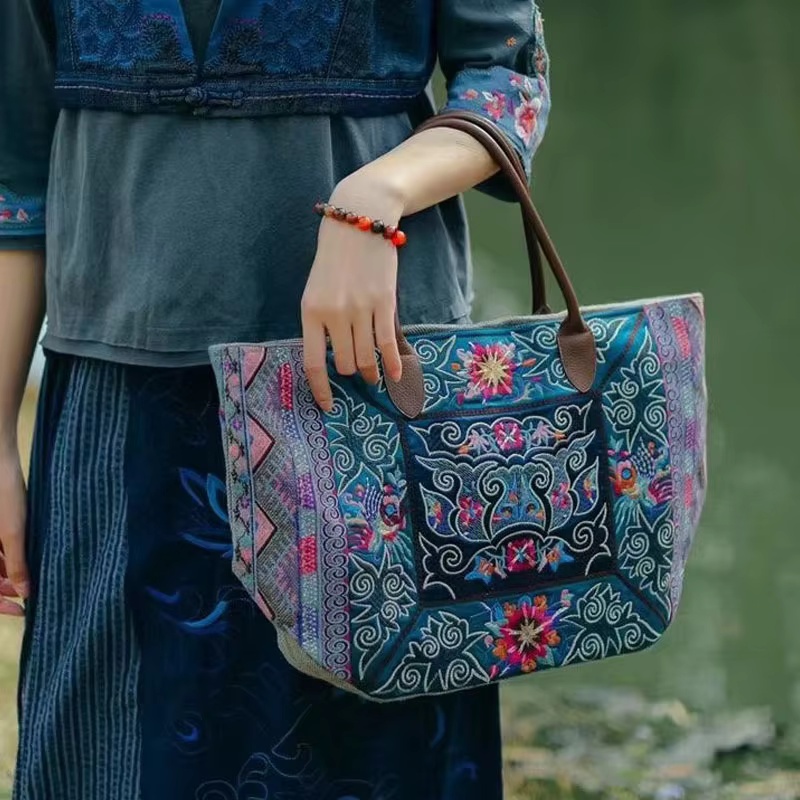 Original embroidered Tote bags - đánh giá và giá Luxury Bags On Sales