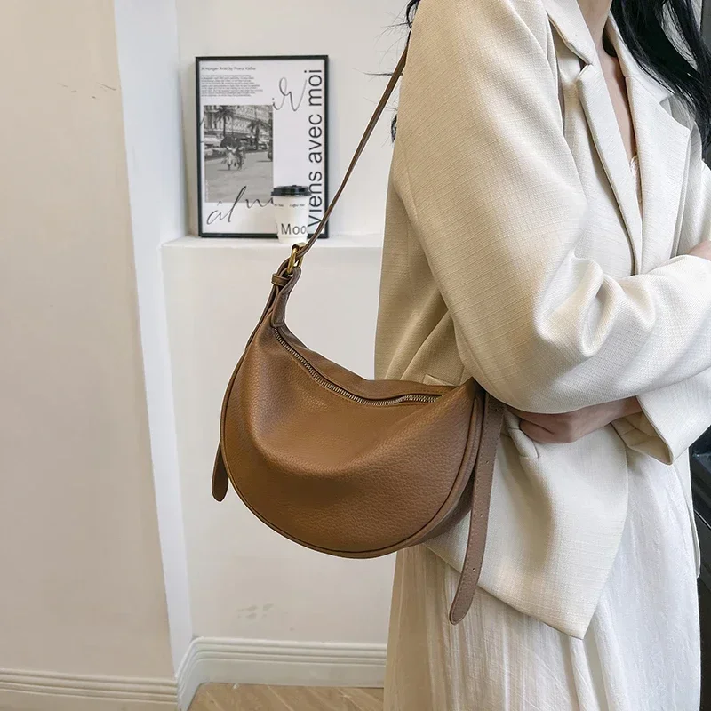 Fashion Solid PU Hobos Shoulde - đánh giá và giá Luxury Bags On Sales