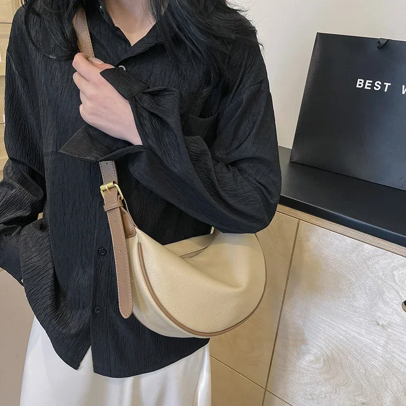 Fashion Solid PU Hobos Shoulde - đánh giá và giá Luxury Bags On Sales