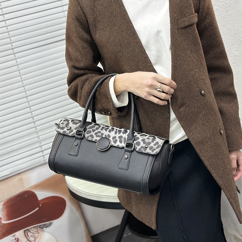 Vintage Leopard Print Patchwor - đánh giá và giá Luxury Bags Vegan Leather