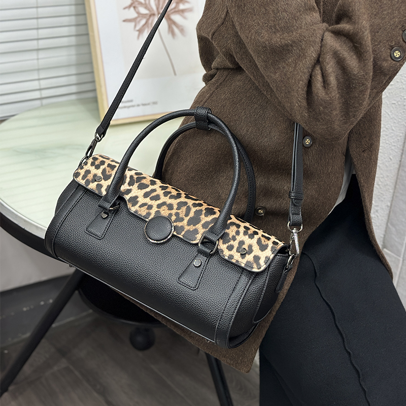 Vintage Leopard Print Patchwor - đánh giá và giá Luxury Bags Vegan Leather