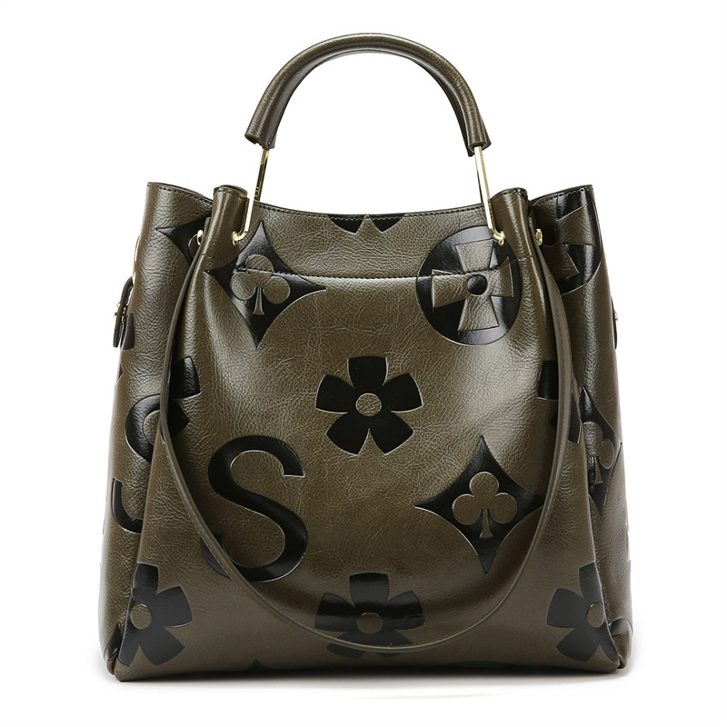 Women's Embossed Monogram Hand - đánh giá và giá Tote Bag Leather Monogram